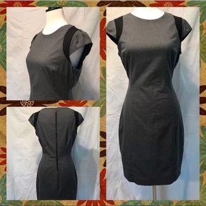 Zara Sz Large Sheath Houndstooth Dress